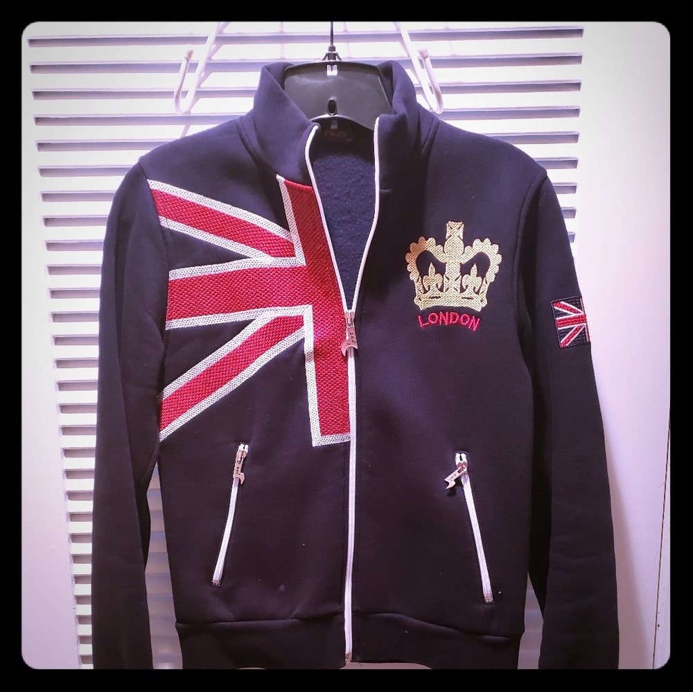 London zip up sweatshirt